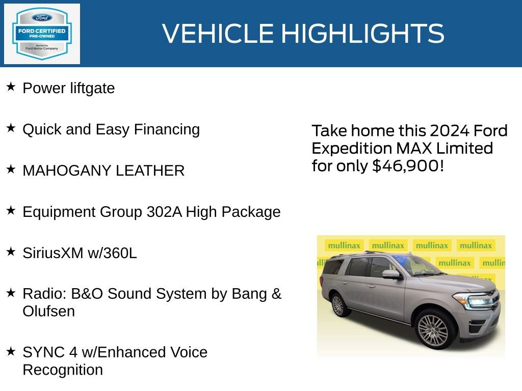 Certified 2024 Ford Expedition Max Limited image 34