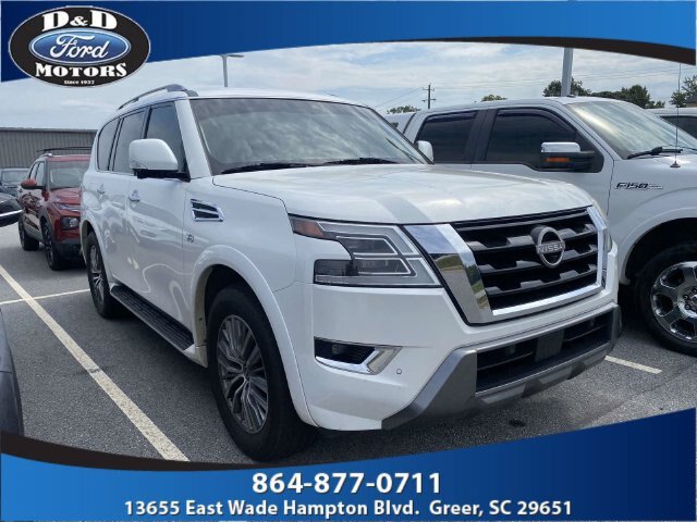 Used 2022 Nissan Armada Platinum w/ Captain's Chairs Package RWD image 1