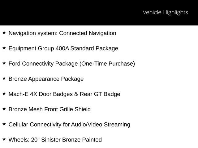 Certified 2025 Ford Mustang Mach-E GT w/ Bronze Appearance Package AWD/4WD image 7