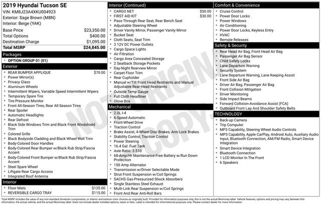 Used 2019 Hyundai Tucson SE FWD image 34