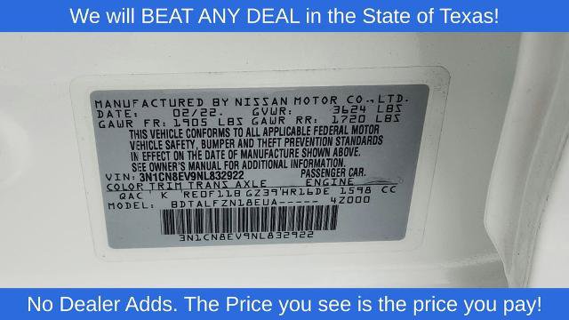 Used 2022 Nissan Versa SV FWD image 31