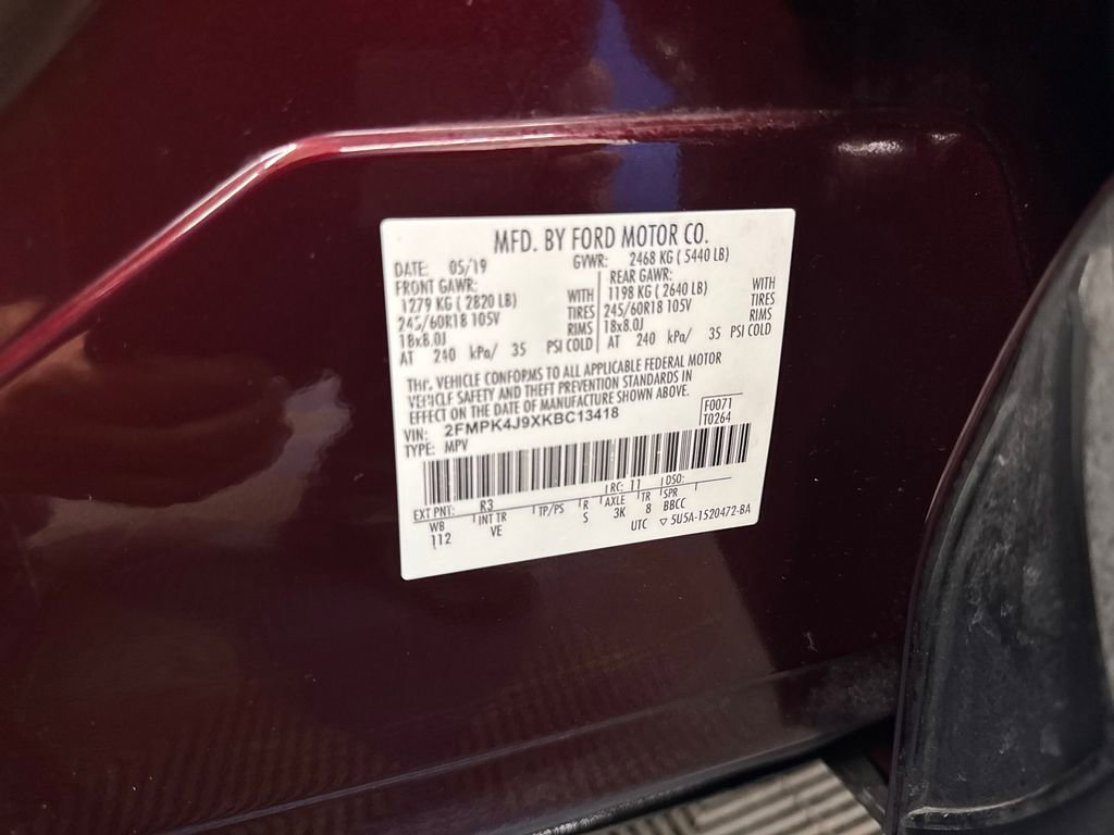 Certified 2019 Ford Edge SEL w/ Equipment Group 201A AWD/4WD image 30