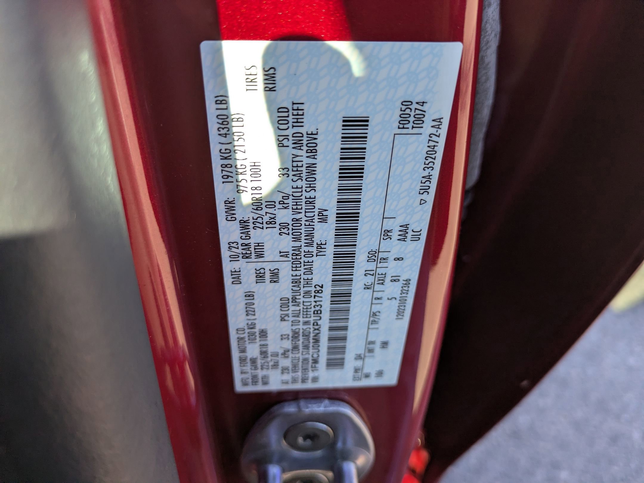 Certified 2023 Ford Escape ST-Line image 35