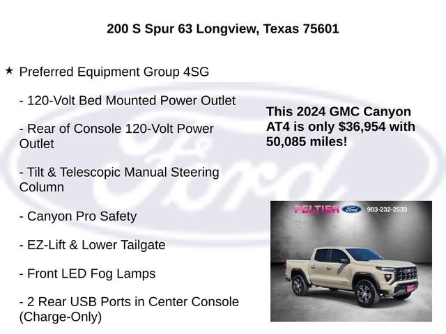 Used 2024 GMC Canyon AT4 w/ Technology Package AWD/4WD image 15