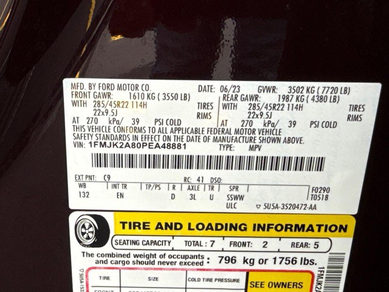 Certified 2023 Ford Expedition Max Limited AWD/4WD image 33