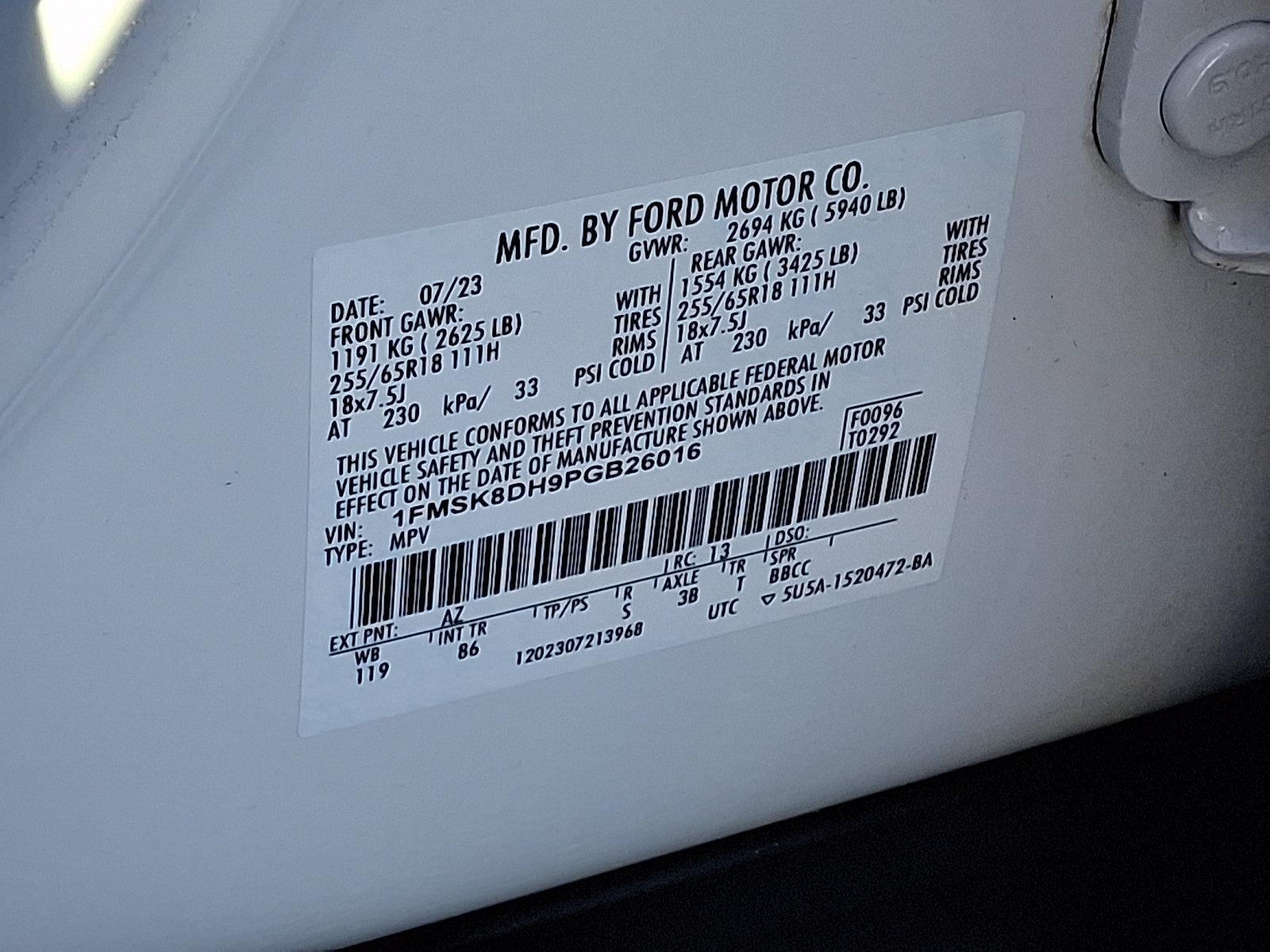 Certified 2023 Ford Explorer XLT AWD/4WD image 28