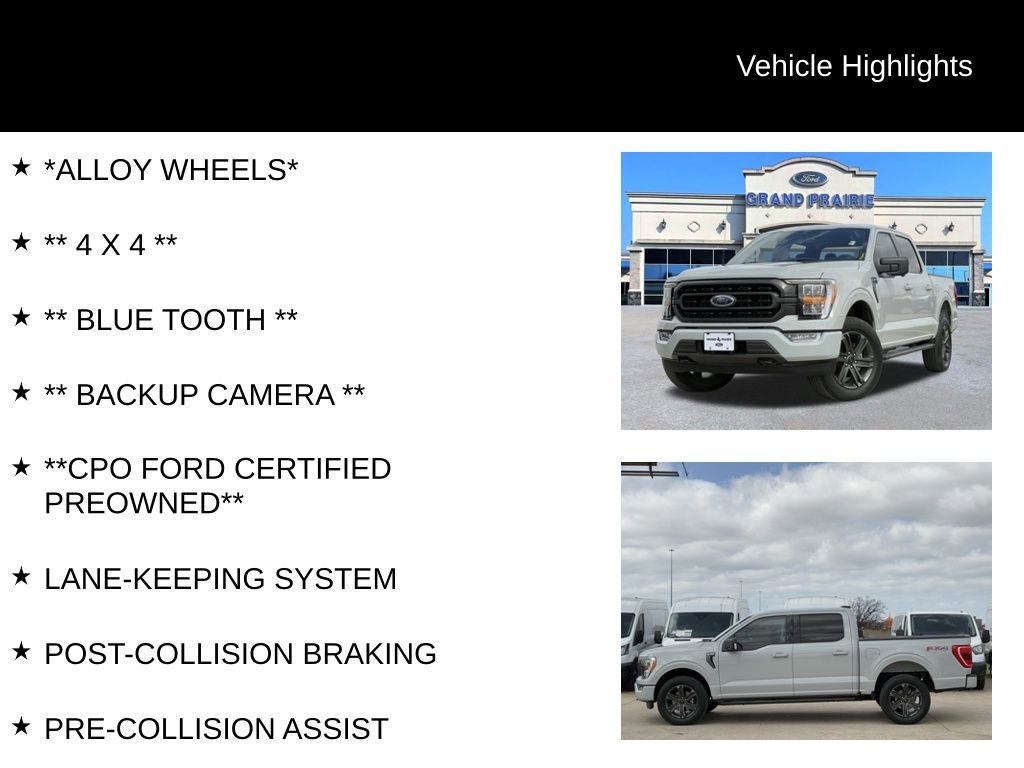 Certified 2023 Ford F150 XLT w/ Equipment Group 302A High image 4