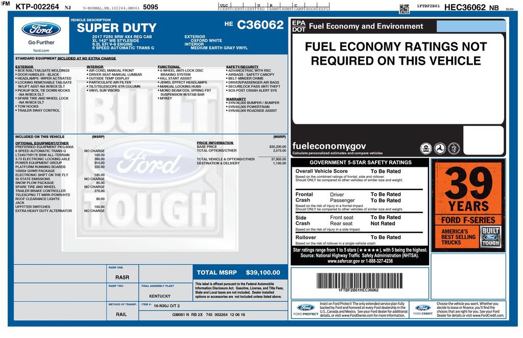 Certified 2017 Ford F250 XL w/ Power Equipment Group AWD/4WD image 28