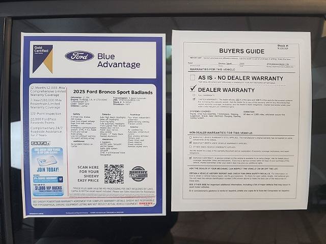 Certified 2025 Ford Bronco Sport Badlands AWD/4WD image 23