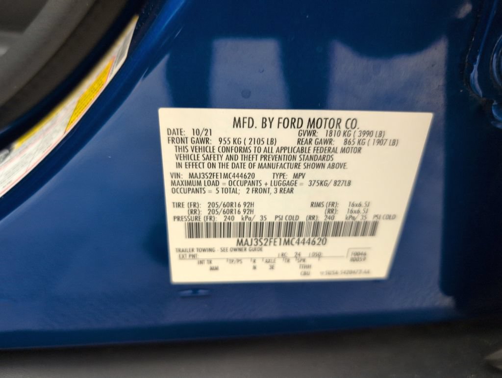 Certified 2021 Ford EcoSport S FWD image 38
