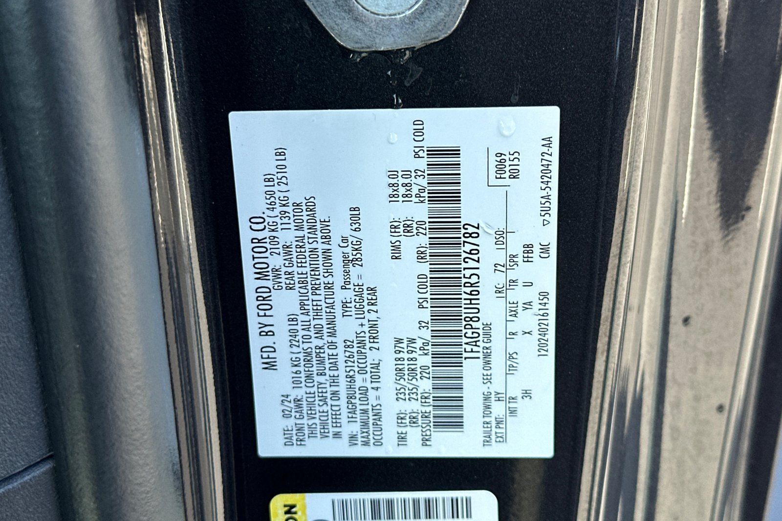 Certified 2024 Ford Mustang Premium RWD image 31