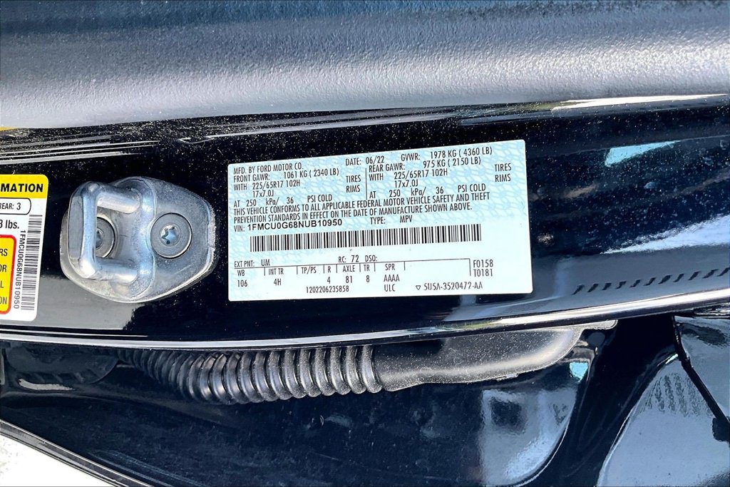 Certified 2022 Ford Escape SE FWD image 36