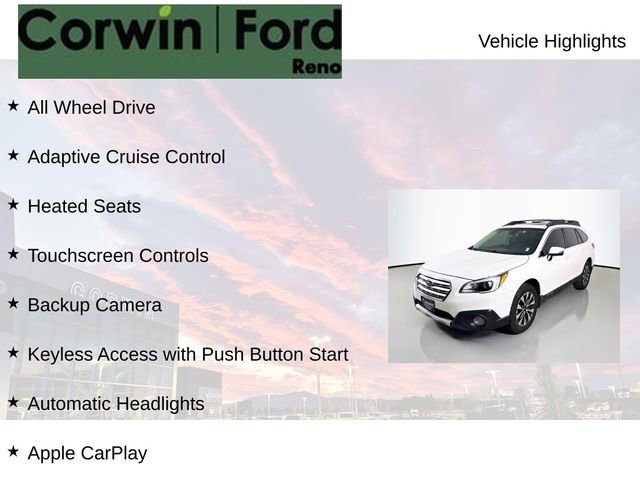 Used 2017 Subaru Outback 2.5i Limited video 2