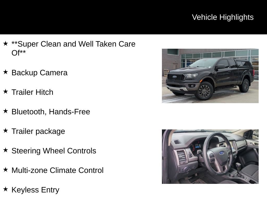 Certified 2019 Ford Ranger XLT w/ Equipment Group 301A Mid image 16
