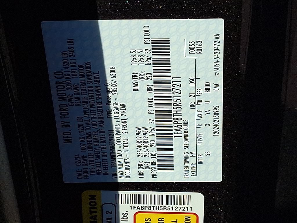 Certified 2024 Ford Mustang Premium RWD image 28