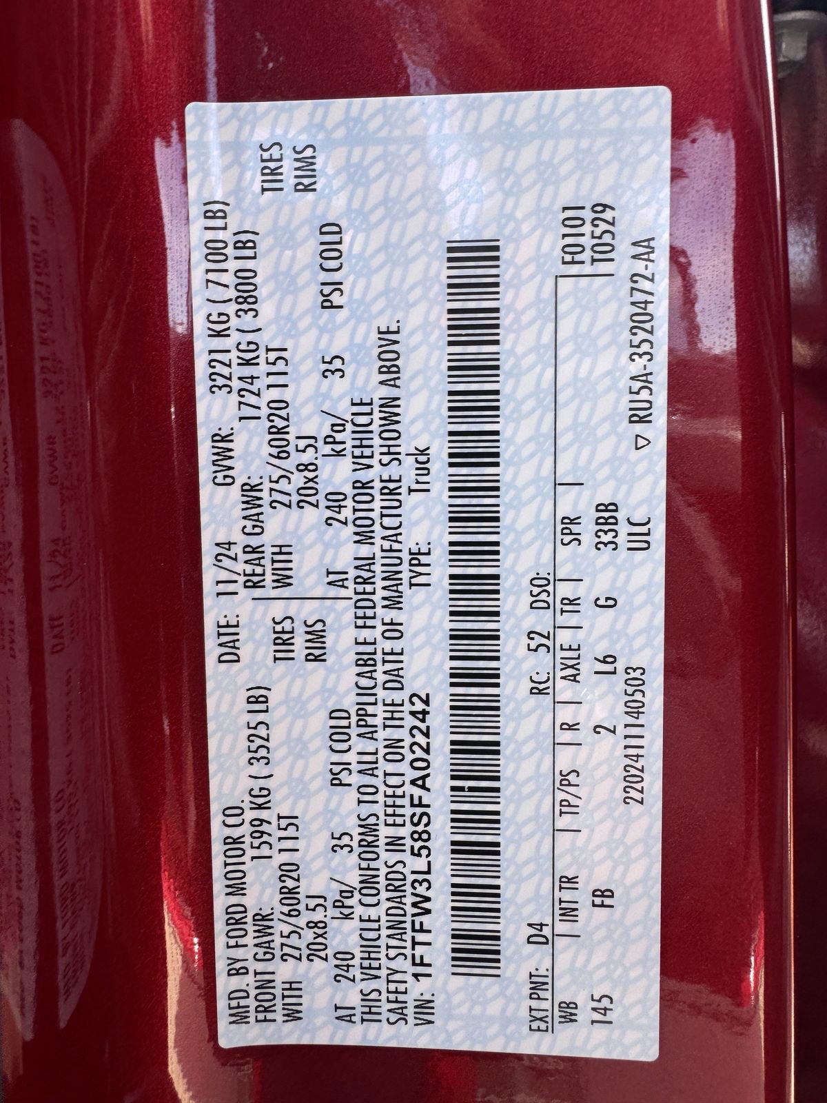 Certified 2025 Ford F150 XLT w/ Equipment Group 302A MID image 32