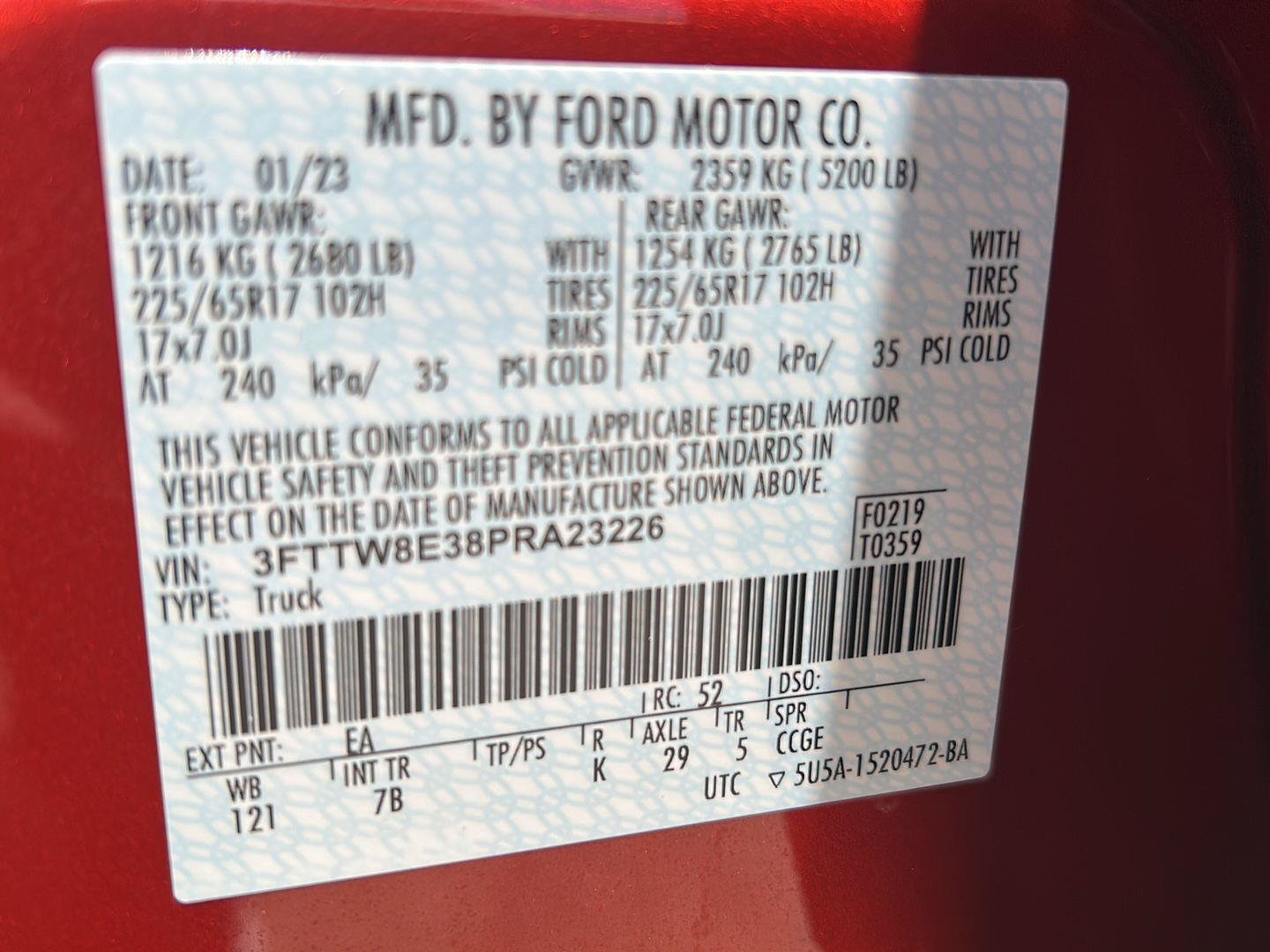 Certified 2023 Ford Maverick XLT FWD image 32