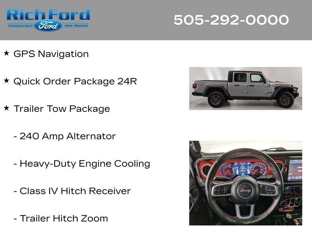 Used 2021 Jeep Gladiator Rubicon AWD/4WD image 18