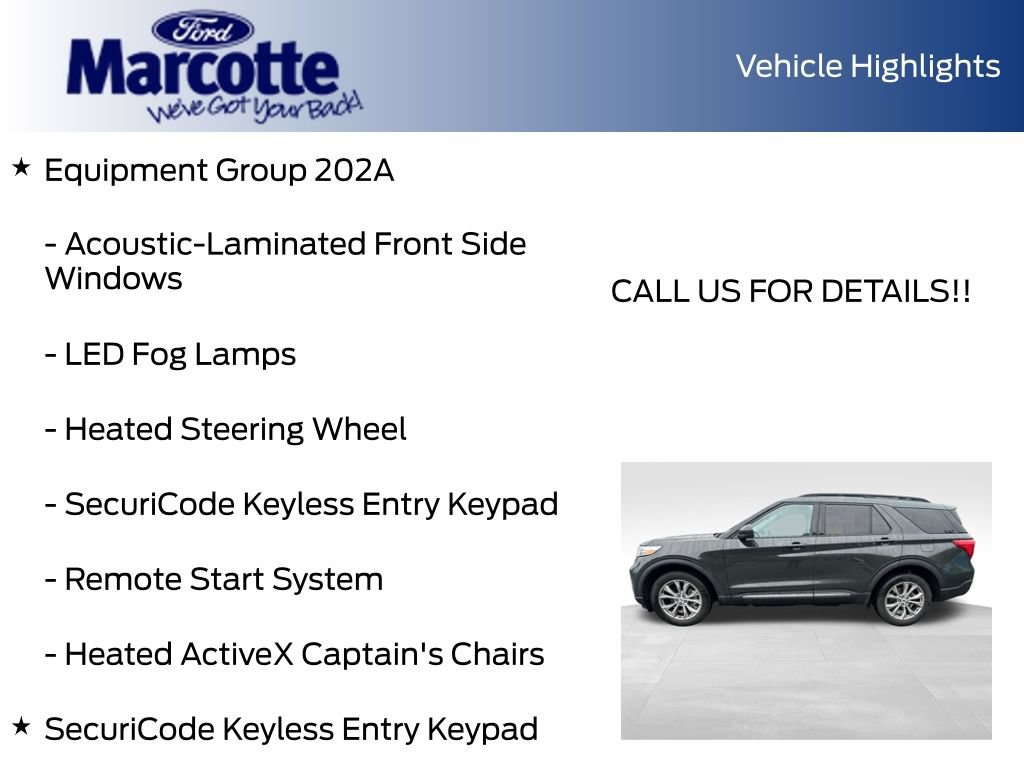 Certified 2023 Ford Explorer XLT w/ Equipment Group 202A AWD/4WD image 10