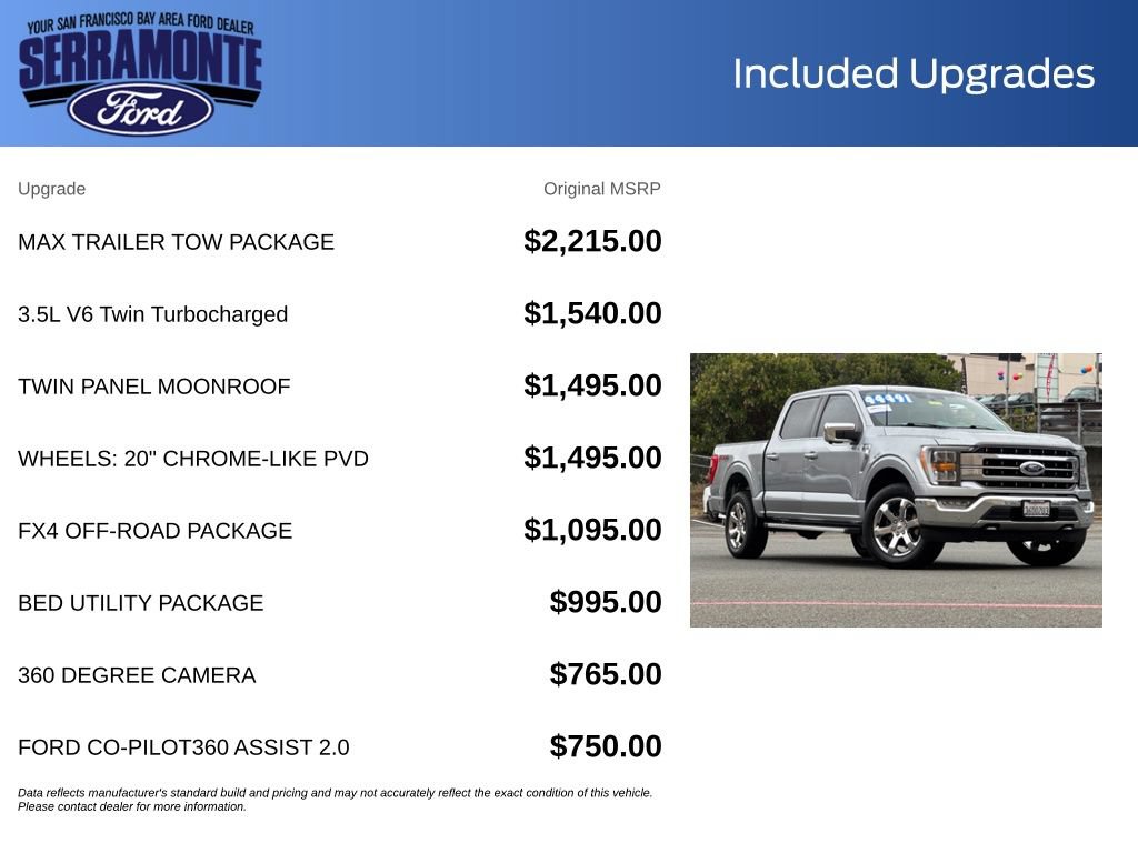 Certified 2023 Ford F150 Lariat w/ Max Trailer Tow Package AWD/4WD image 27