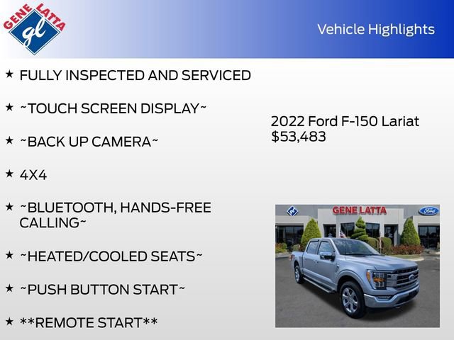 Certified 2022 Ford F150 Lariat w/ Max Trailer Tow Package image 33