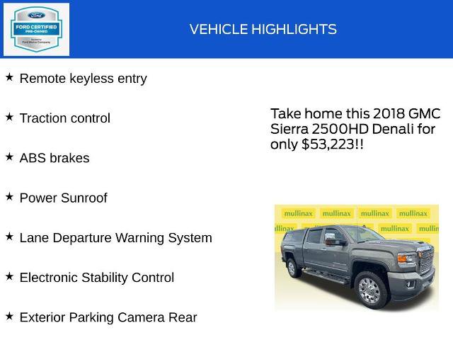 Used 2018 GMC Sierra 2500 Denali w/ Duramax Plus Package AWD/4WD image 19