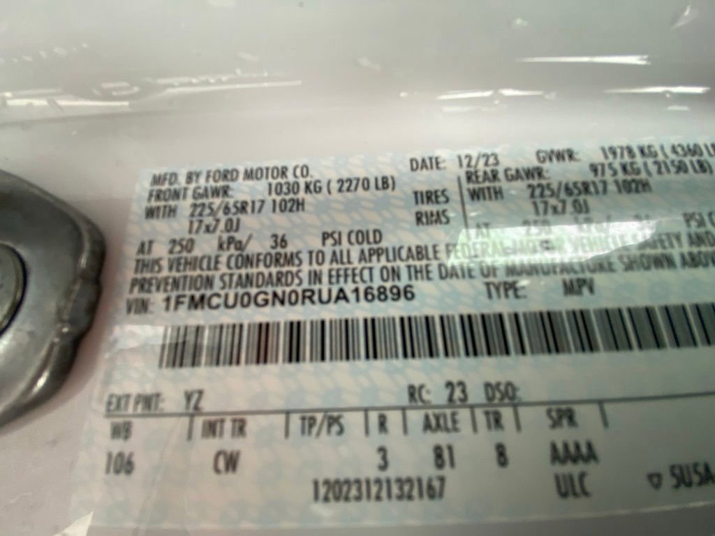 Certified 2024 Ford Escape Active FWD image 31