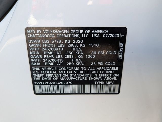 Used 2024 Volkswagen Atlas Cross Sport SE AWD/4WD image 22