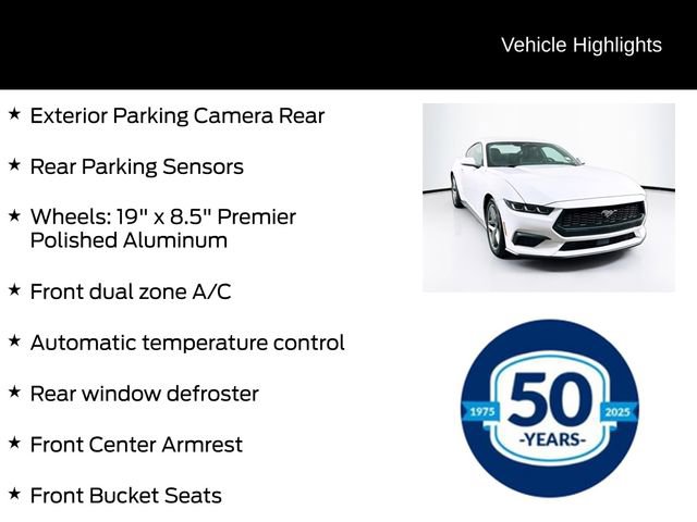 Certified 2025 Ford Mustang Coupe RWD image 11