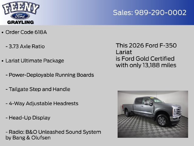 Certified 2026 Ford F350 Lariat w/ Lariat Ultimate Package AWD/4WD image 14