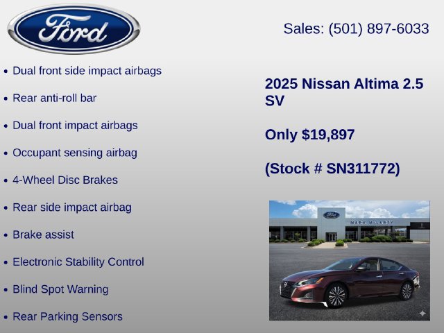 Used 2025 Nissan Altima 2.5 SV FWD image 18