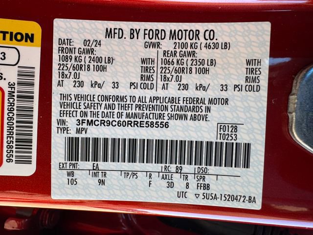 Certified 2024 Ford Bronco Sport Outer Banks w/ Tech Package AWD/4WD image 28