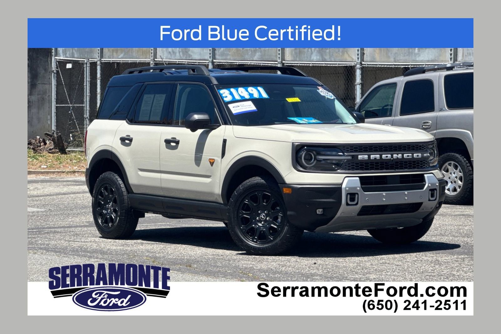 Certified 2025 Ford Bronco Sport Badlands w/ Badlands Tech Package