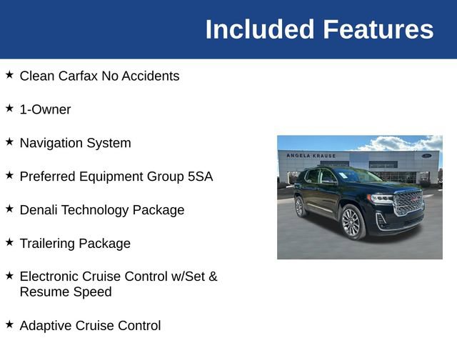 Used 2021 GMC Acadia Denali w/ Denali Technology Package FWD image 5