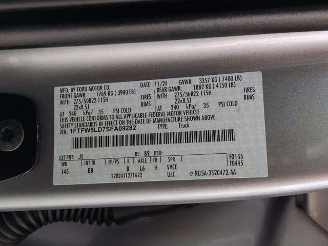 Certified 2025 Ford F150 Lariat w/ Equipment Group 502A High AWD/4WD image 37