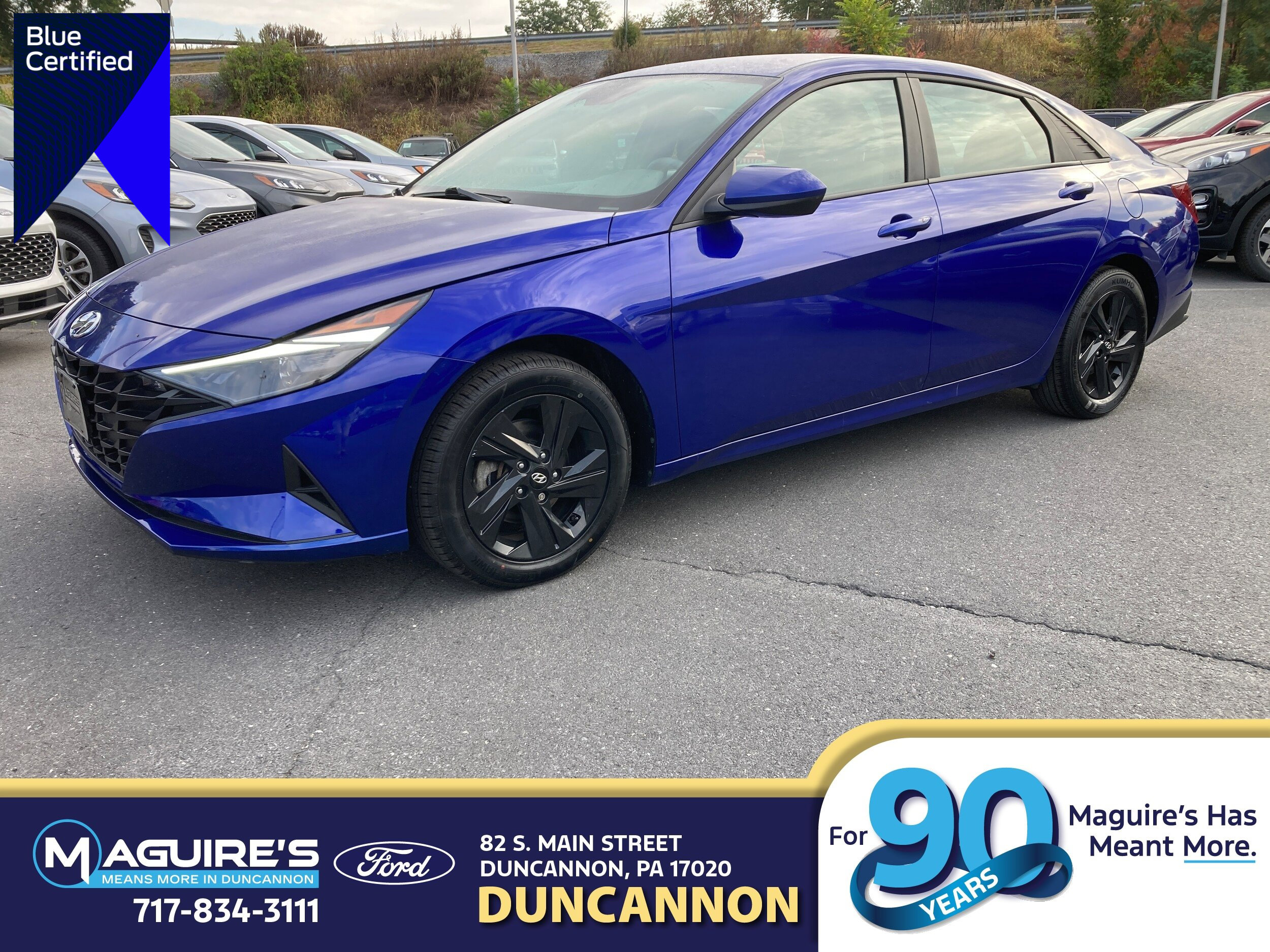 Used 2023 Hyundai Elantra Blue