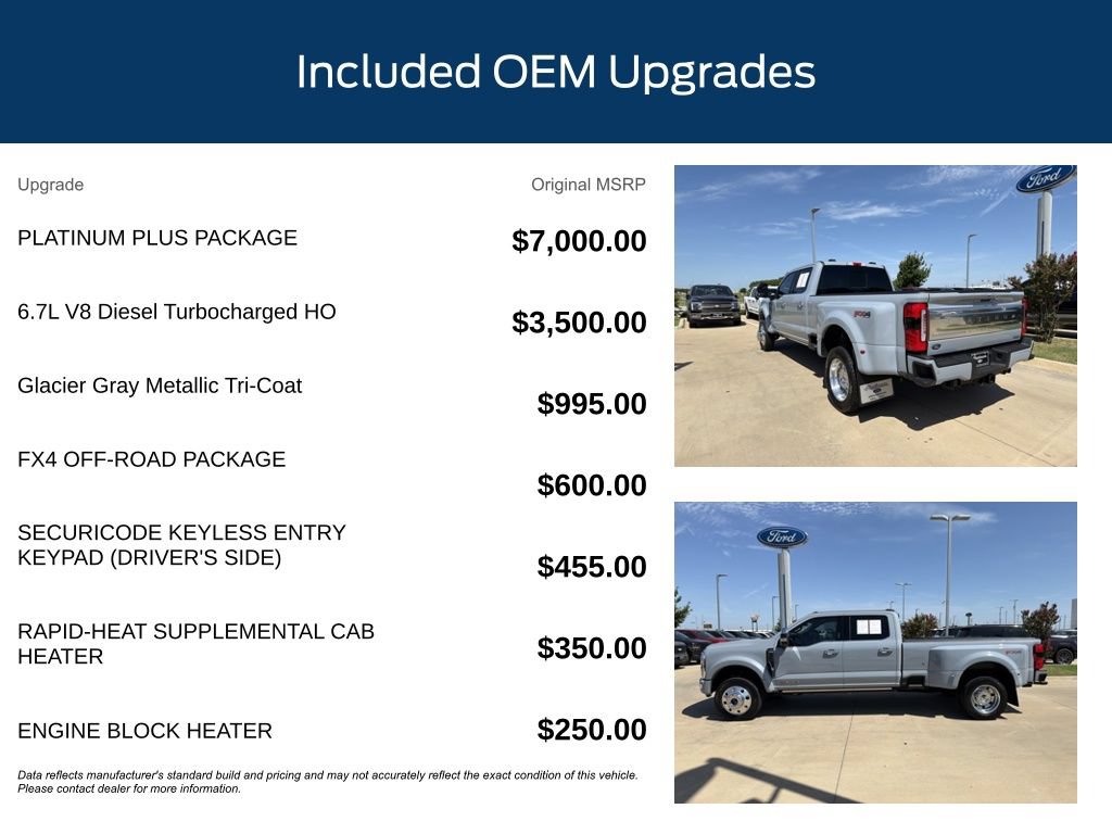 Certified 2026 Ford F450 Platinum w/ Platinum Plus Package AWD/4WD image 11