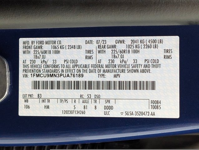 Certified 2023 Ford Escape ST-Line w/ Tech Pack #1 AWD/4WD image 24