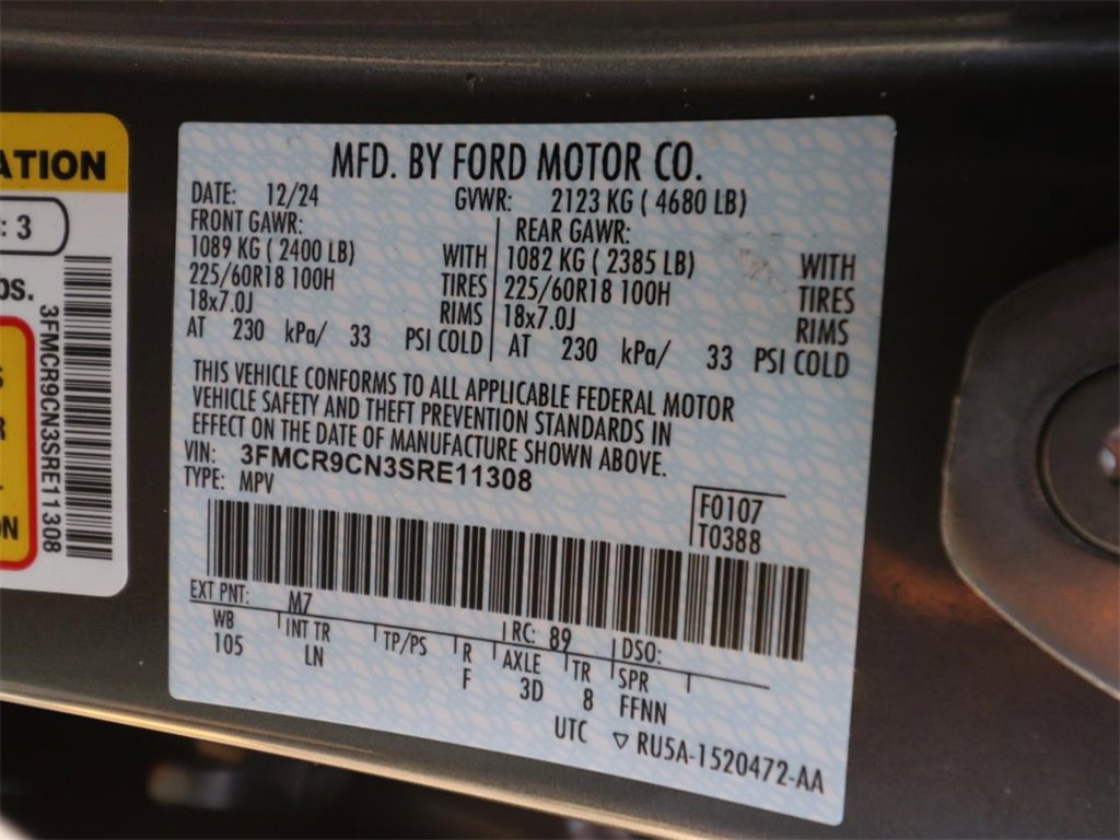 Certified 2025 Ford Bronco Sport Outer Banks w/ Outer Banks Tech Package+ image 23