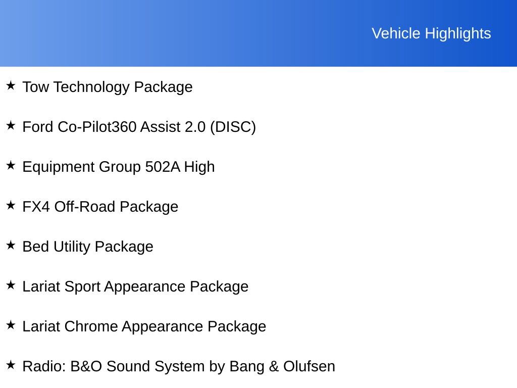 Certified 2022 Ford F150 Lariat w/ Equipment Group 502A High AWD/4WD image 7