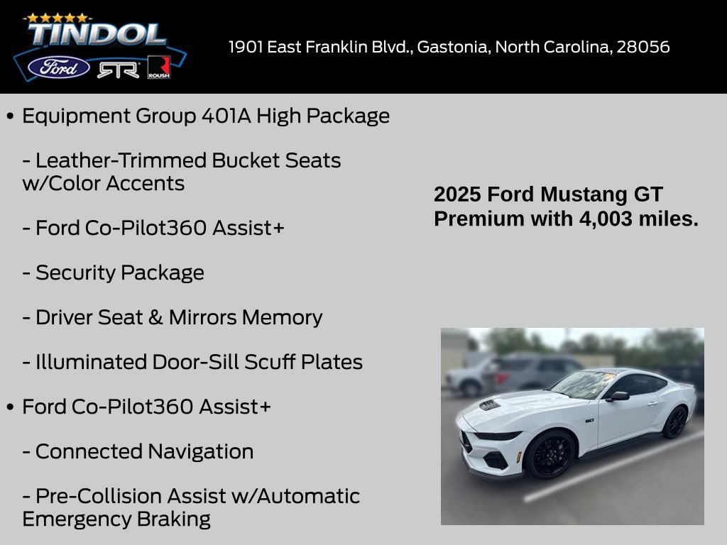 Certified 2025 Ford Mustang GT Premium RWD image 15