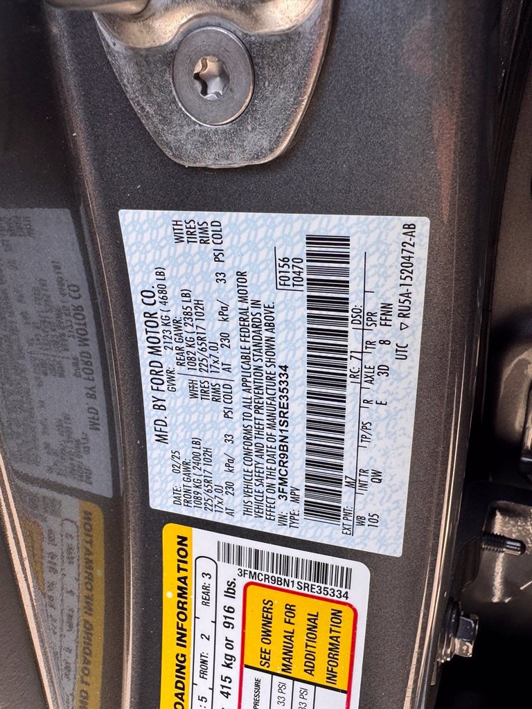 Certified 2025 Ford Bronco Sport Big Bend AWD/4WD image 30