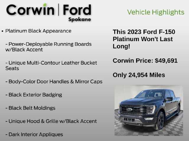 Certified 2023 Ford F150 Platinum AWD/4WD image 7