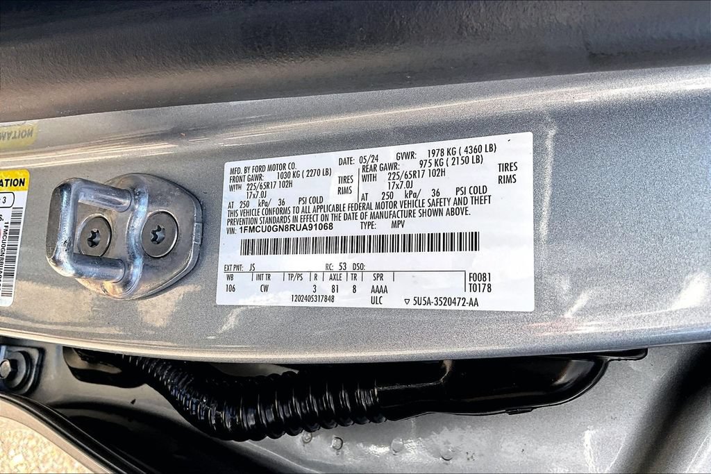 Certified 2024 Ford Escape Active w/ Cold Weather Package FWD image 35