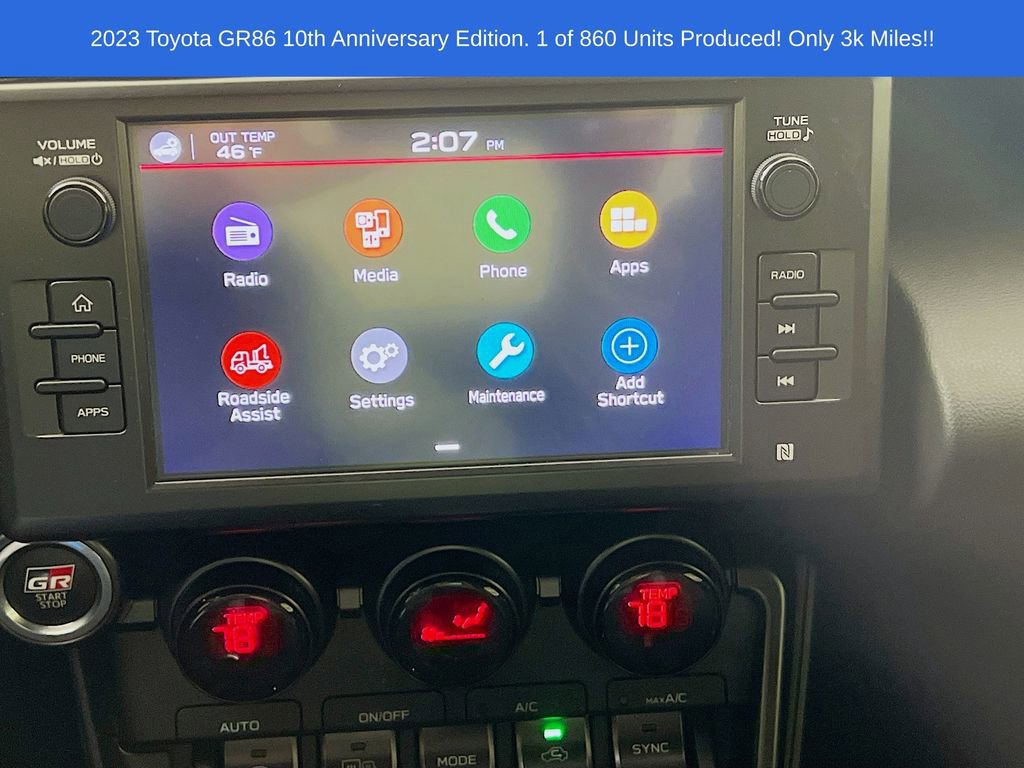 Used 2023 Toyota GR86 10th Anniversary SE image 14