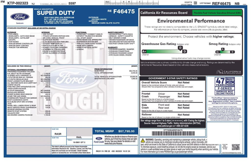 Certified 2024 Ford F250 XLT w/ 360-Degree Camera Package AWD/4WD image 45
