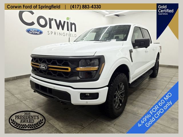 Certified 2025 Ford F150 Tremor w/ Tow/Haul Package AWD/4WD 360° Tour