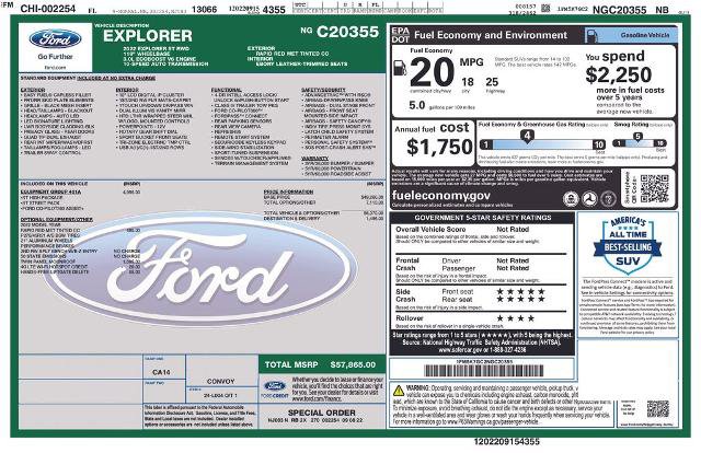 Certified 2022 Ford Explorer ST w/ Equipment Group 401A RWD image 2