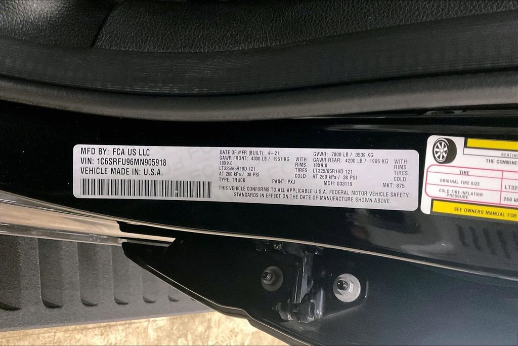 Used 2021 RAM 1500 TRX w/ TRX Level 2 Equipment Group AWD/4WD image 30