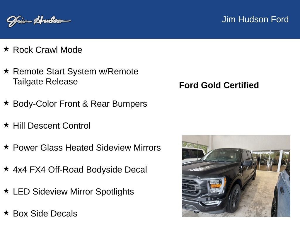 Certified 2022 Ford F150 XLT w/ Equipment Group 302A High AWD/4WD image 12